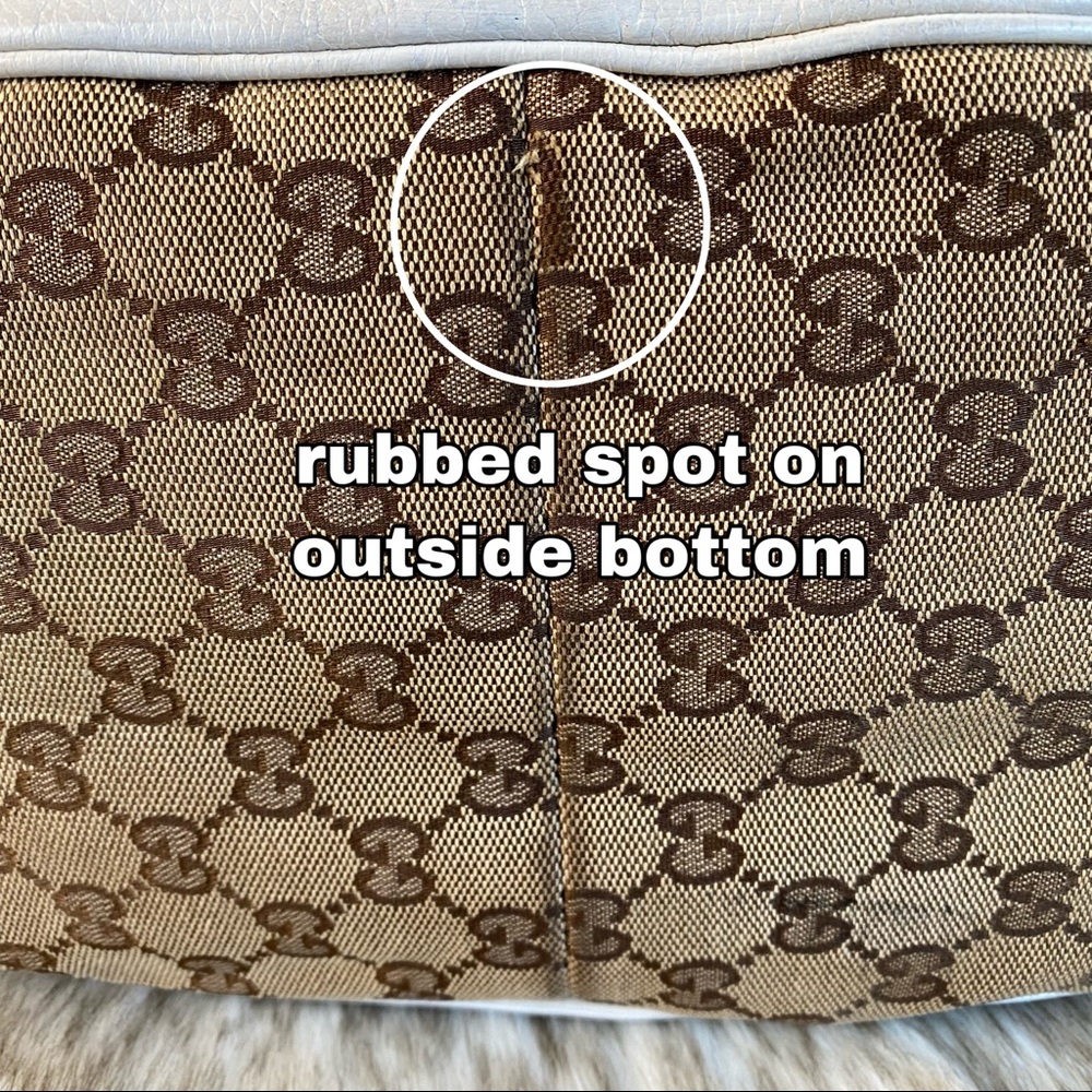 Gucci GG Logo Canvas Shoulder Bag - Picture 5 of 14